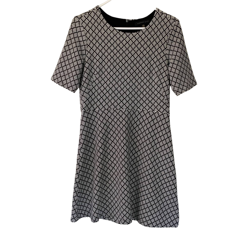 Forest Lily A Geo Print Line Dress Size Medium